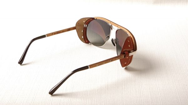 Gold and Wood BORN HERITAGE Sun Eyepieces, France